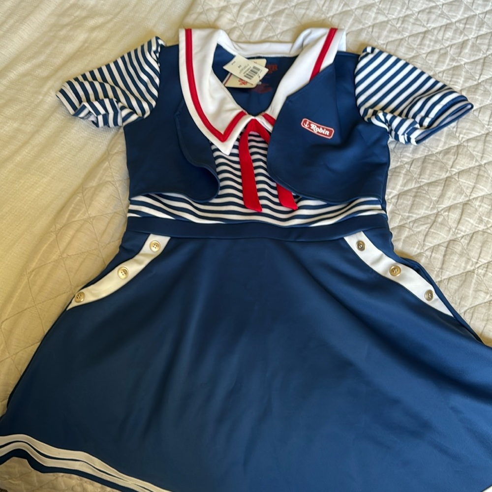 Stranger Things Halloween Robin Scoops Ahoy Costume
